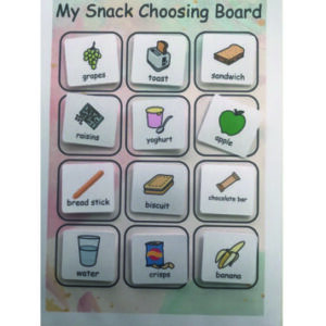 My Snack Choosing Board