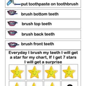 Brush Teeth Social Reward Chart