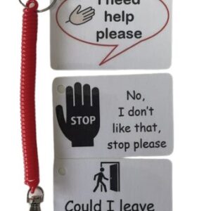 Help Stop Leave Keyring