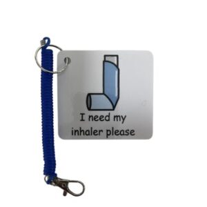 I Need my inhaler please keyring