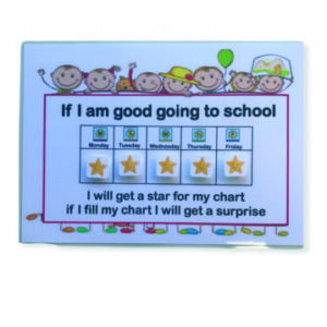 If I am good going to school Reward Chart