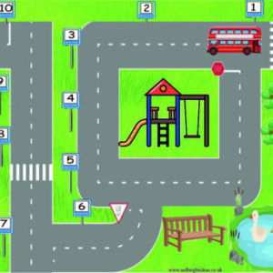 Bus Route Motivator/Reward Chart