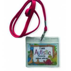 I am Autistic Dinosaur Lanyard