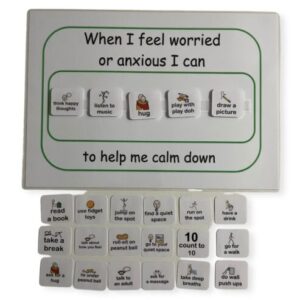 When I feel worried or anxious I can board