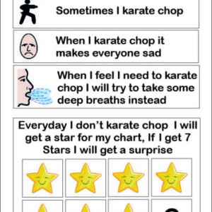 Karate Chop social reward chart
