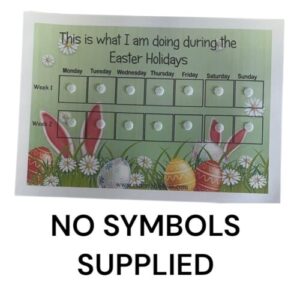 This is what I am doing during the Easter Holidays NO SYMBOLS