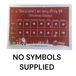 This is what I am doing during the Christmas Holidays NO SYMBOLS
