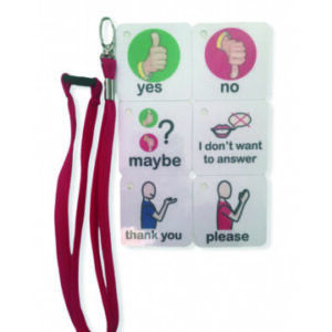 Yes No Maybe I don't want to answer please thank you LANYARD