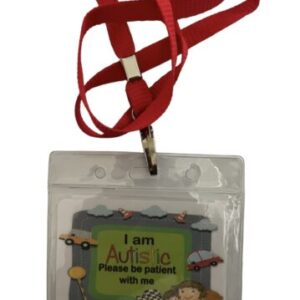 I am Autistic CAR LANYARD