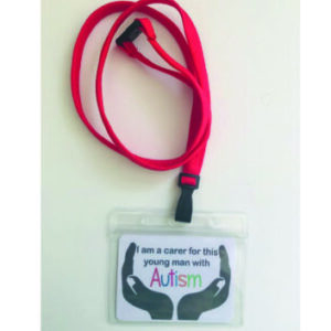 Carer Lanyard - YOUNG MAN WITH AUTISM