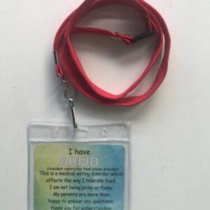 I have ARFID lanyard