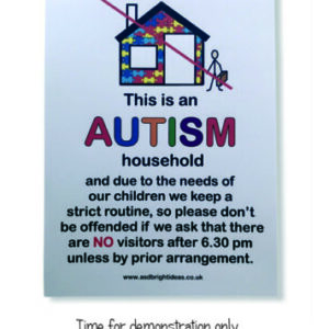 This is an Autism Household Poster