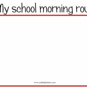 My School Morning Routine DOWNLOAD ONLY
