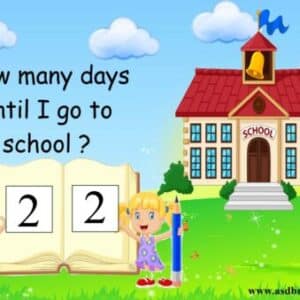School Countdown - PDF DOWNLOAD ONLY