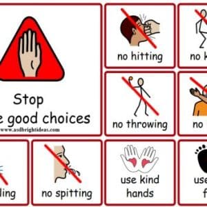 Stop Make Good Choices A5 Point Board-PDF DOWNLOAD ONLY