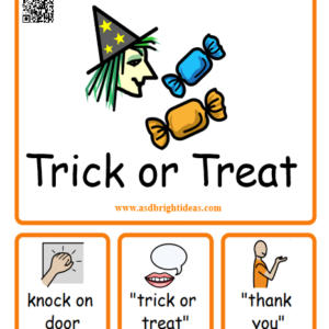 Trick or Treat PDF LANYARD DOWNLOAD ONLY